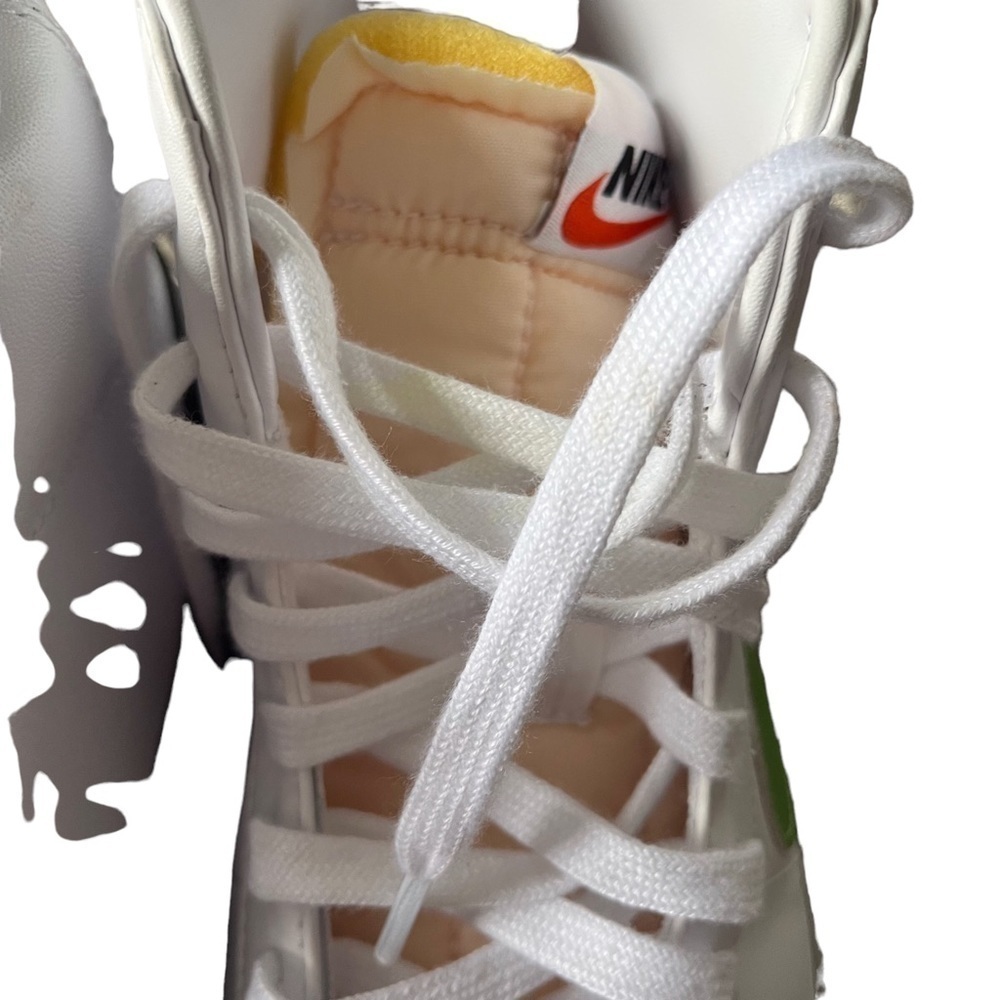 Nike Men’s Blazer Mid 77 Vintage Shoes Sneakers White Green Lace Up BQ6806 - Picture 12 of 12